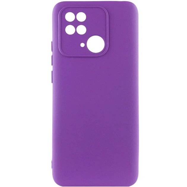 Silicone case for Xiaomi Redmi 10C purple