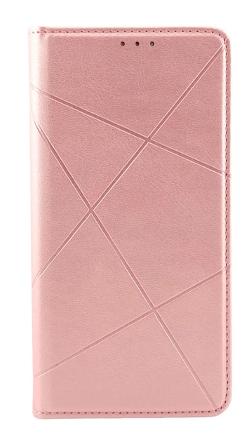 Business Leather Book Case for Xiaomi Redmi Note 12S Pink