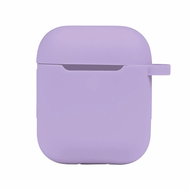 Silicone case Hang Case Colorful for AirPods 1/2 lilac