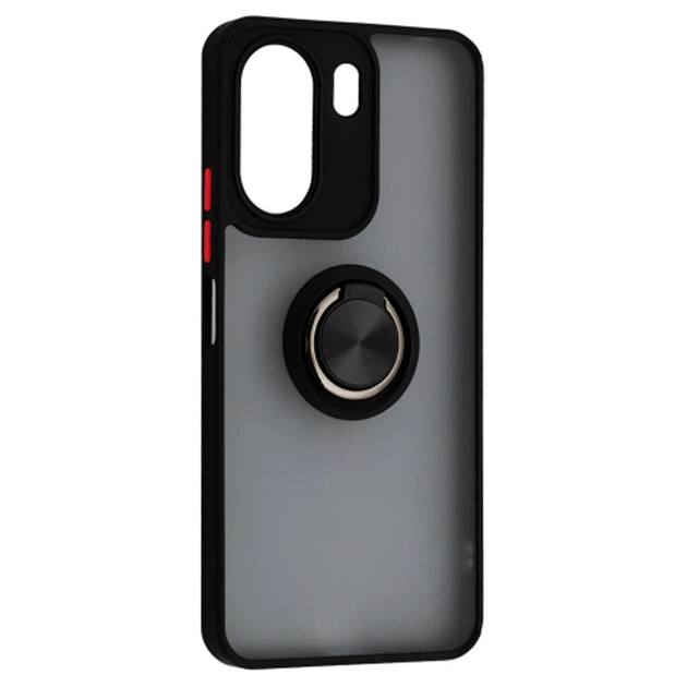 Накладка Goospery Ring Xiaomi Redmi 13c/Poco C65 чорна