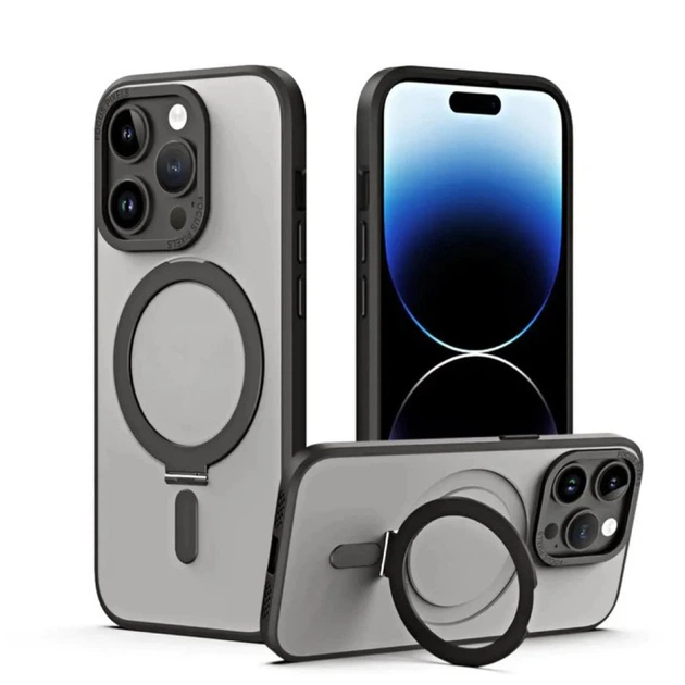 Чохол Elegant Bumper Case Camera stand (MagSafe) для iPhone 15 Pro Black