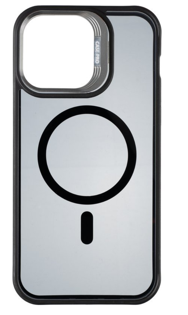 Elegant Bumper Case Camera stand (MagSafe) for iPhone 16 Pro Black