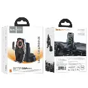 Hoco HW27 magnetic car holder with wireless charging black metal gray