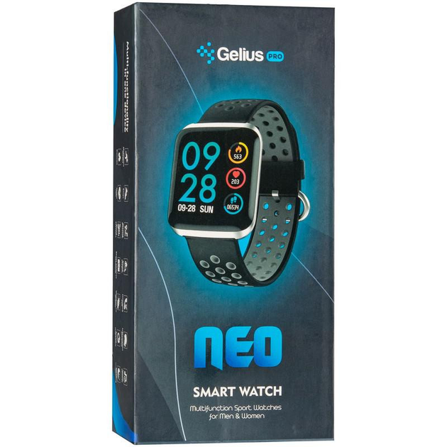Дитячий розумний годинник Gelius Pro GP-SW001 (NEO) Blue/Dark Blue