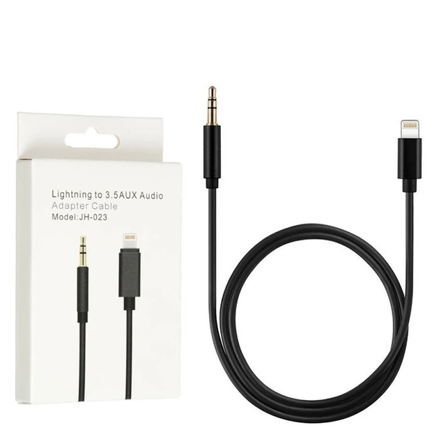 AUX JH-023 Lightning Jack 3.5 black