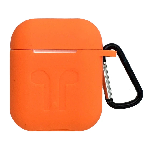 Silicone Case Slim with Carbine for AirPods 2 spicy_orange