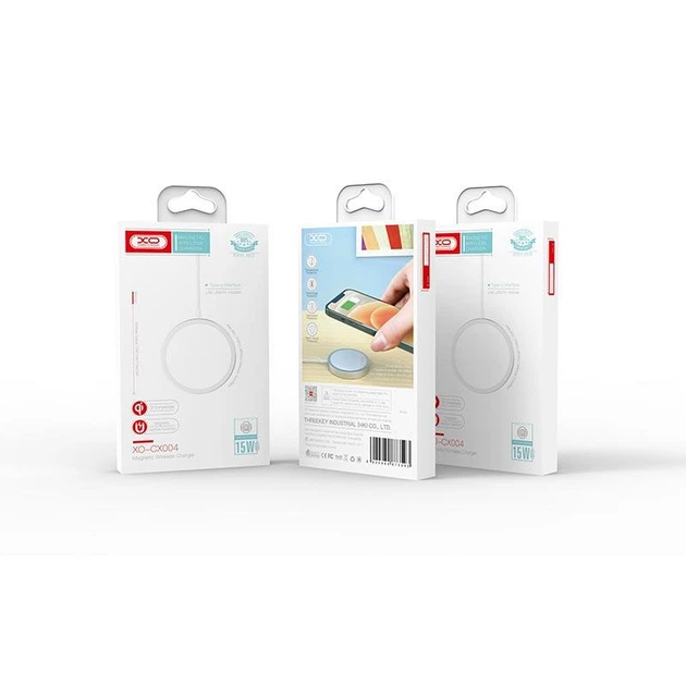 Бездротовий зарядний пристрій XO-CX004 magnetic wireless charger/black