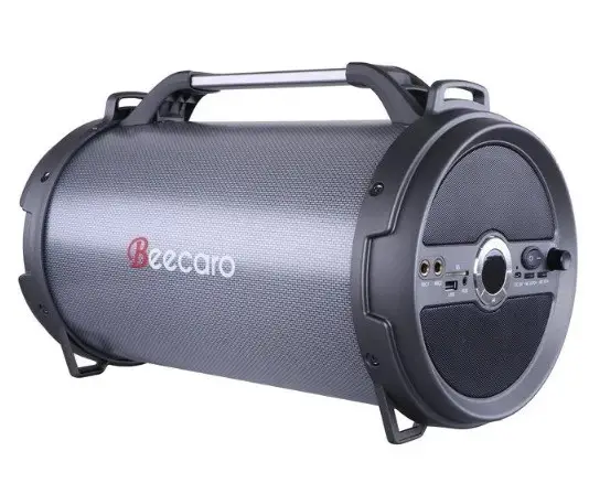 Beecaro RX28\black & purple Bluetooth portable speaker