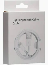 USB кабель Onyx Lightning 1m в упаковці білий
