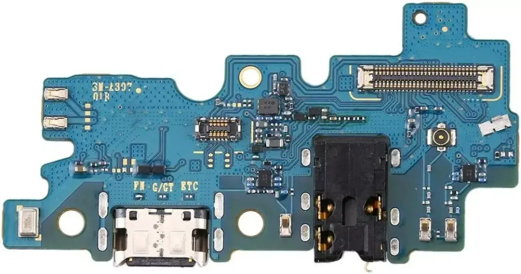 Шлейф Samsung A325 Galaxy A32, з роз'ємом зарядки, гарнітури, мікрофоном, 