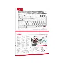 Бездротова Клавіатура Hoco S55 Transparent (білий)