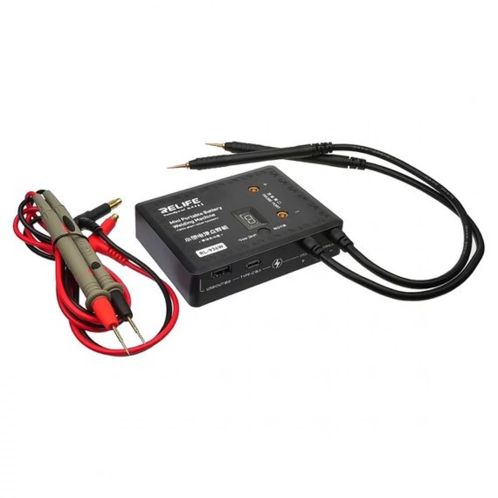 Relife RL-936W battery spot welding machine with battery, with short circuit detection function