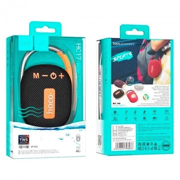 Portable Speakers Hoco HC17 Easy joy sports Black