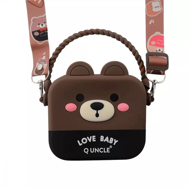 Shoulder bag Bear Love 12*14*4 BLACK