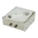 Adapter HDMI - VGA (F) + AUX (3.5) white