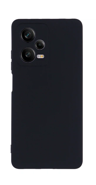 Cover FULL Liquid Silicone Case Xiaomi Redmi Note 12 5G/Poco X5 Black