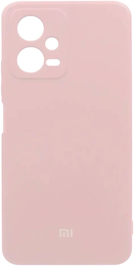 Накладка FULL Liquid Silicone Case Xiaomi Redmi Note 12 5G/Poco X5 Sand pink