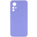 Cover FULL Liquid Silicone Case Xiaomi Redmi Note 12S 4G Purple