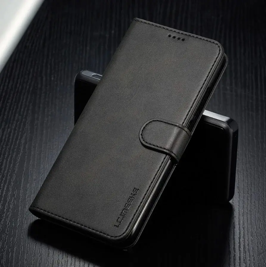 Flip Cover LEATHER Redmi 13 4G/Poco M6 black