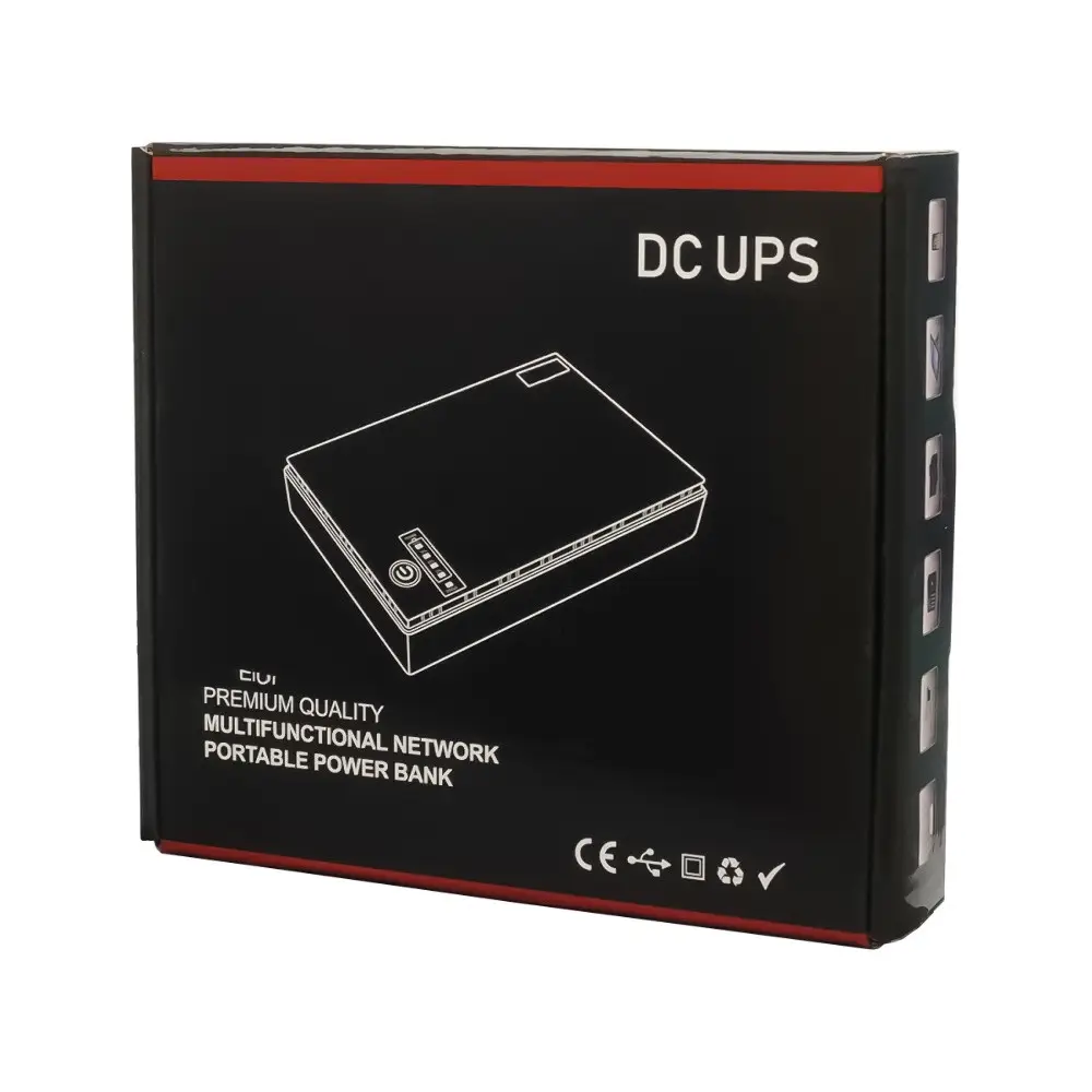 Джерело безперебійного живлення для мережевого обладнання DC1018P 12V/ 9V/ 5V 10000 mAh білий