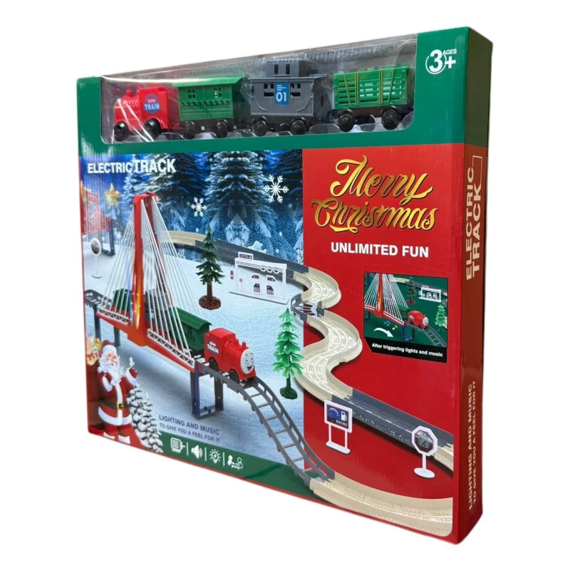 Christmas electric train "Merry Christmas" (model 9263-1C)