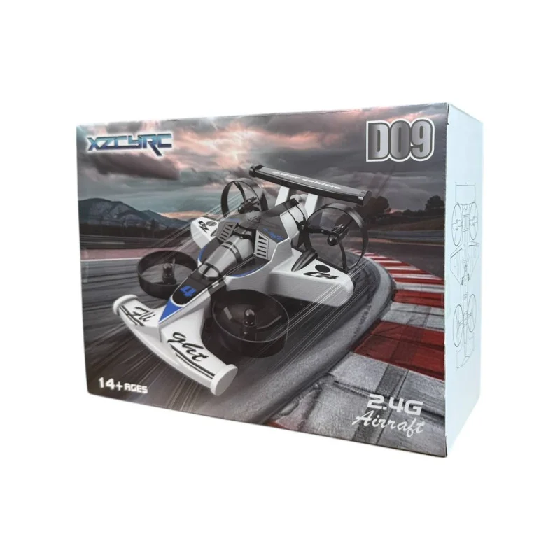 Quadrocopter, radio-controlled fighter plane D09