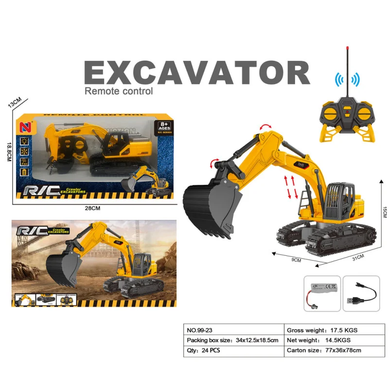 Excavator on the control panel 5-channel crawler 99-23