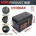 Battery LiFePO4 12.8V (12V) 300AH