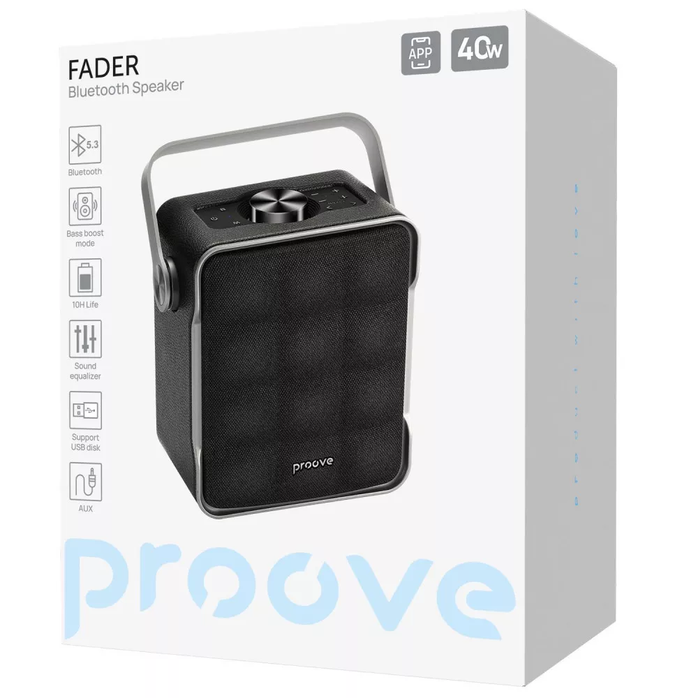 Proove Fader 40W Portable Speakers (APP)