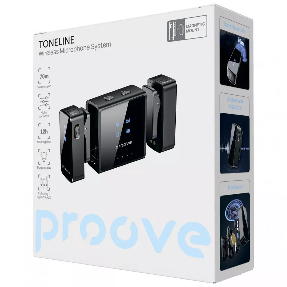 Бездротовий петличний мікрофон Proove ToneLine 