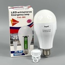 Світлодіодна лампа/ Кемпінг LED Bulb 20W FAT-3920 2*18650/ 6500K  (патрон) (Білий)