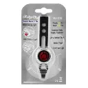 Велоліхтар STOP 2321/TY-06/HJ-016-1LED, Waterproof, ALUMINUM, 2хCR2032 (Чорний)