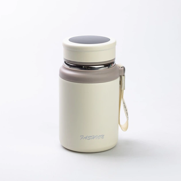 Thermos Fashion 700 ml with temperature sensor and strainer, white (HP-14-20W)