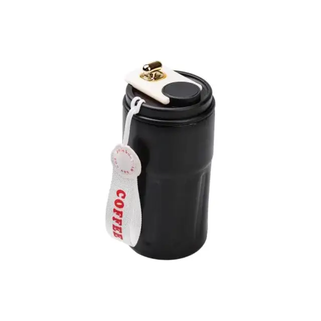 Термочашка Coffee 500 мл з датчиком температури, чорний (HP-14-10B)