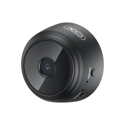 Surveillance camera XO CR12 mini WiFi/0.3 Megapixel (480P) with stand (Black)