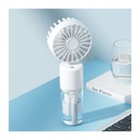 Hand-held wireless fan F2 with humidification function white