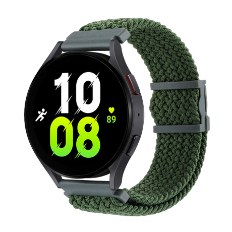 Ремінець Универс 22mm Elastic Adjustment для Samsung/Amazfit/Huawei (Pine Green)