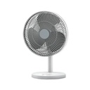 Desktop wireless fan GXQC KN-5202B with 3 modes, with LED lighting, 3000mAh 0.06W white