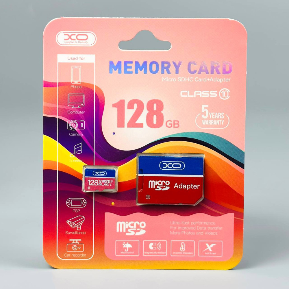Memory card XO High level 256Gb 10 Class with SD adapter NEW