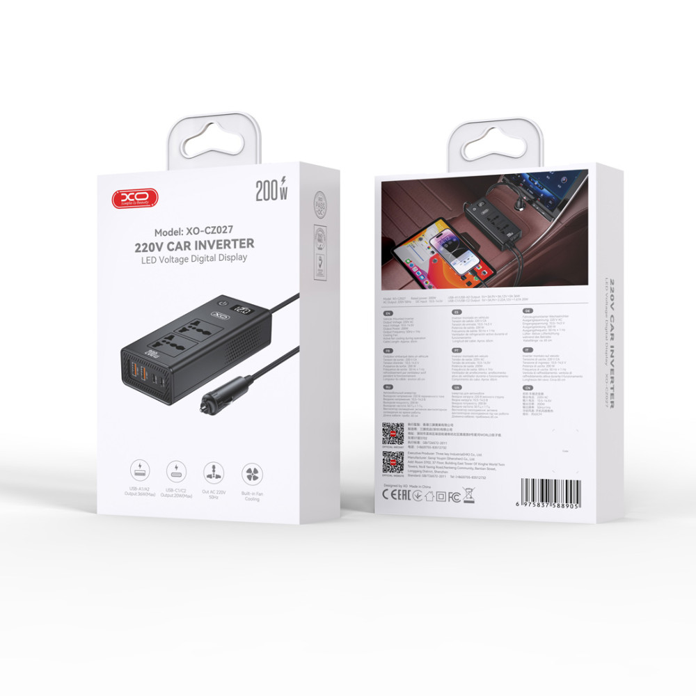Car inverter XO CZ027 200W