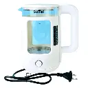 Electric kettle Su Tai ST-2078 disk glass with 3 levels of protection, indicator 2.3l 1500W, Wait\Black