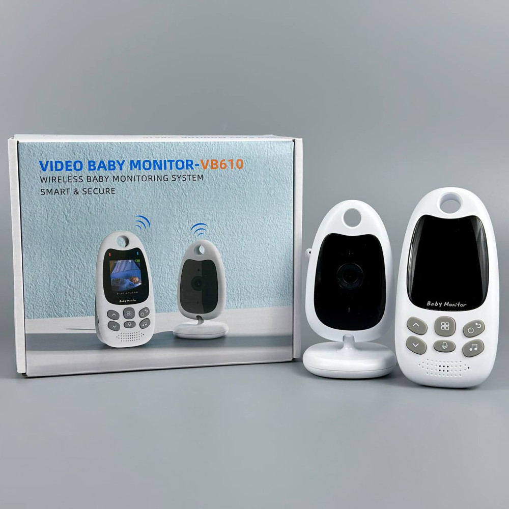 Video baby monitor Baby Monitor VB610 2.4G with night vision function (White)