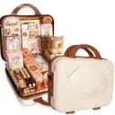 Capybara stationery set 55 in 1 in a suitcase with a code lock ART-0635 (Beige)