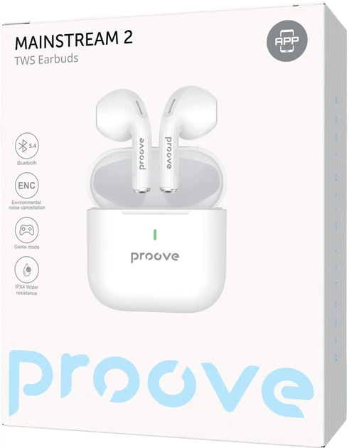Бездротові навушники Proove Mainstream 2 TWS (APP)