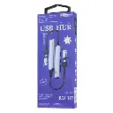 USB-HUB Remax RU-U7 Aluminum alloy 5-in-1 Type-C+USB (Сірий)