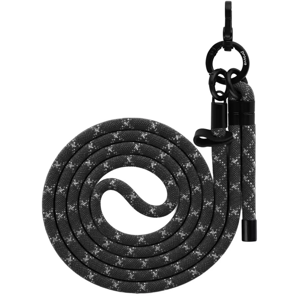 Proove Twist Check Cross-Body Strap (black/white)