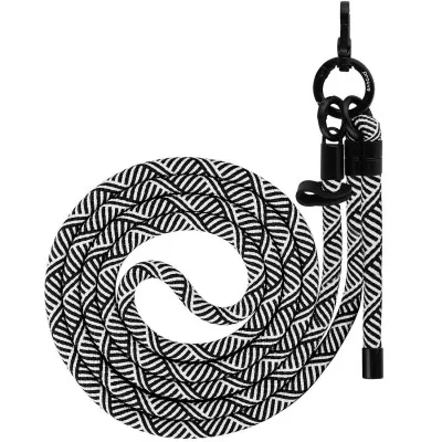 Proove Twist Line Cross-Body Strap (black/white)