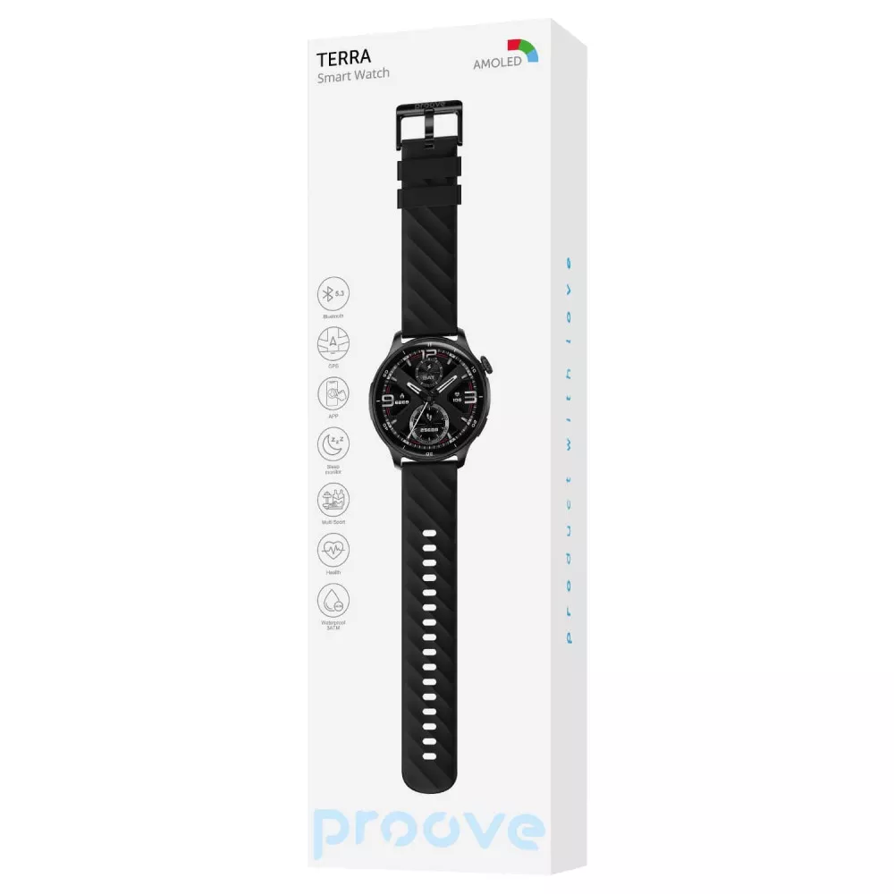 Смарт Годинник Proove Terra with GPS black