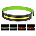 Налобний LED ліхтар T128 COB, 250 lm, вбудований акумулятор 700 mAh, Type-C, 4 режими, black