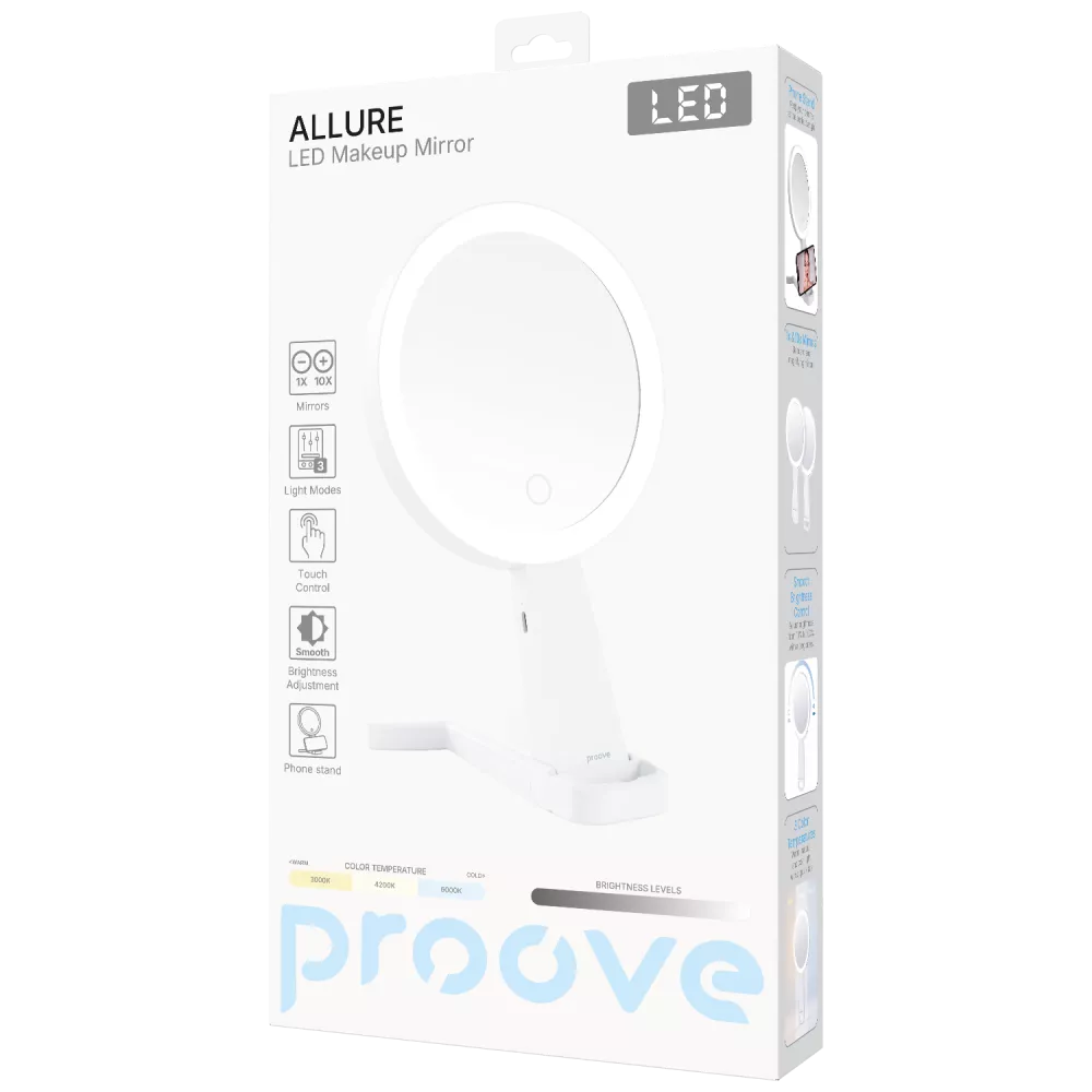 Косметичне дзеркало Proove Allure 133mm